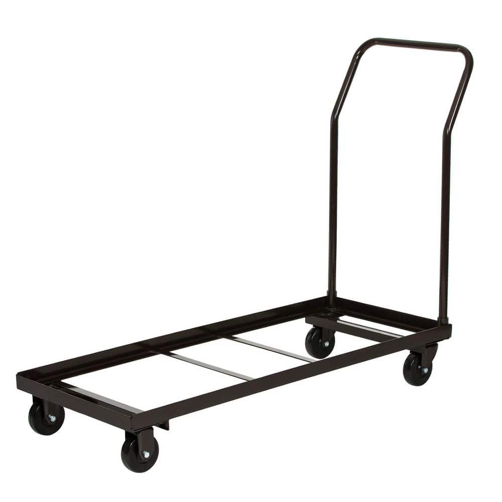HAMPDEN FURNISHINGS Lusitano 1100 lbs. Capacity Powder Coated Steel Folding Chair Dolly with Casters