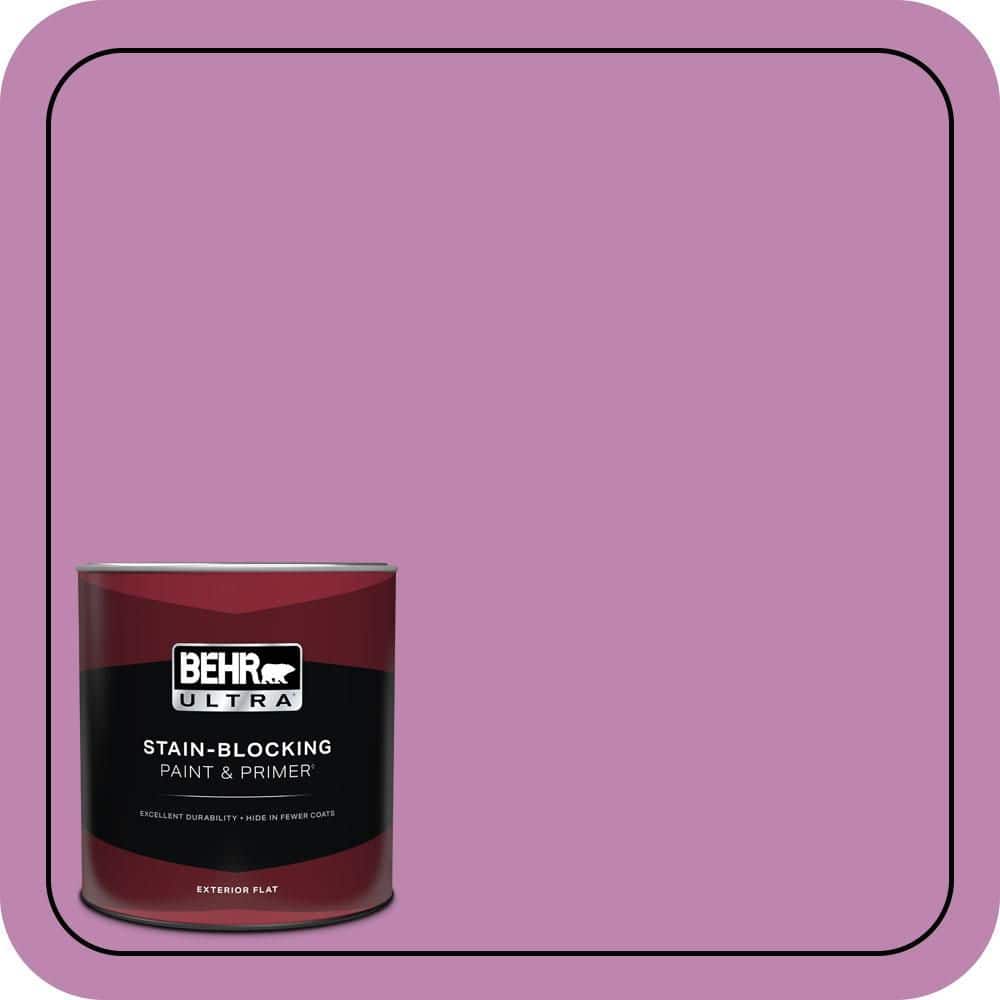 BEHR ULTRA 1 qt. #MQ4-60 Joie De Vivre Flat Exterior Paint & Primer
