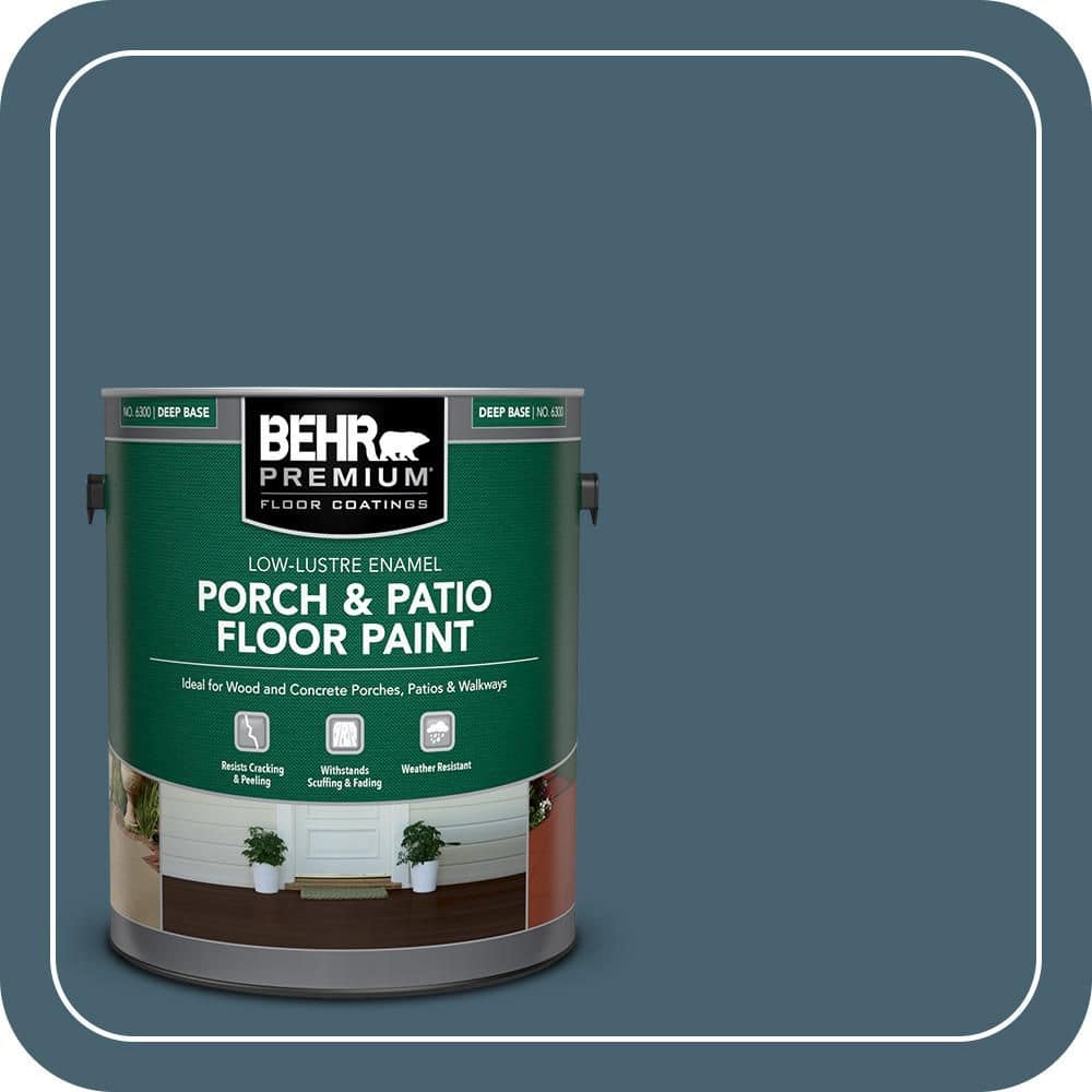 BEHR PREMIUM #BNC-28 Low-Lustre Enamel Interior/Exterior Porch and Patio Floor Paint (1)