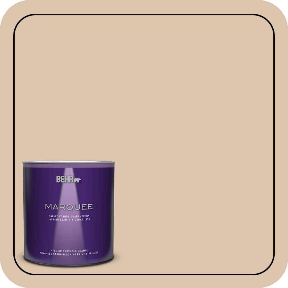 BEHR MARQUEE 1 qt. #PPU3-08 Sienna Dust Eggshell Enamel Interior Paint & Primer