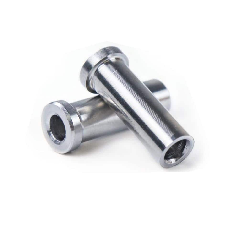 Angel Sar 100-Piece T316 Stainless Steel Cable Railing Sleeves, Protective Cover for 1/8 in. Wire Rope, Wood Posts (3)