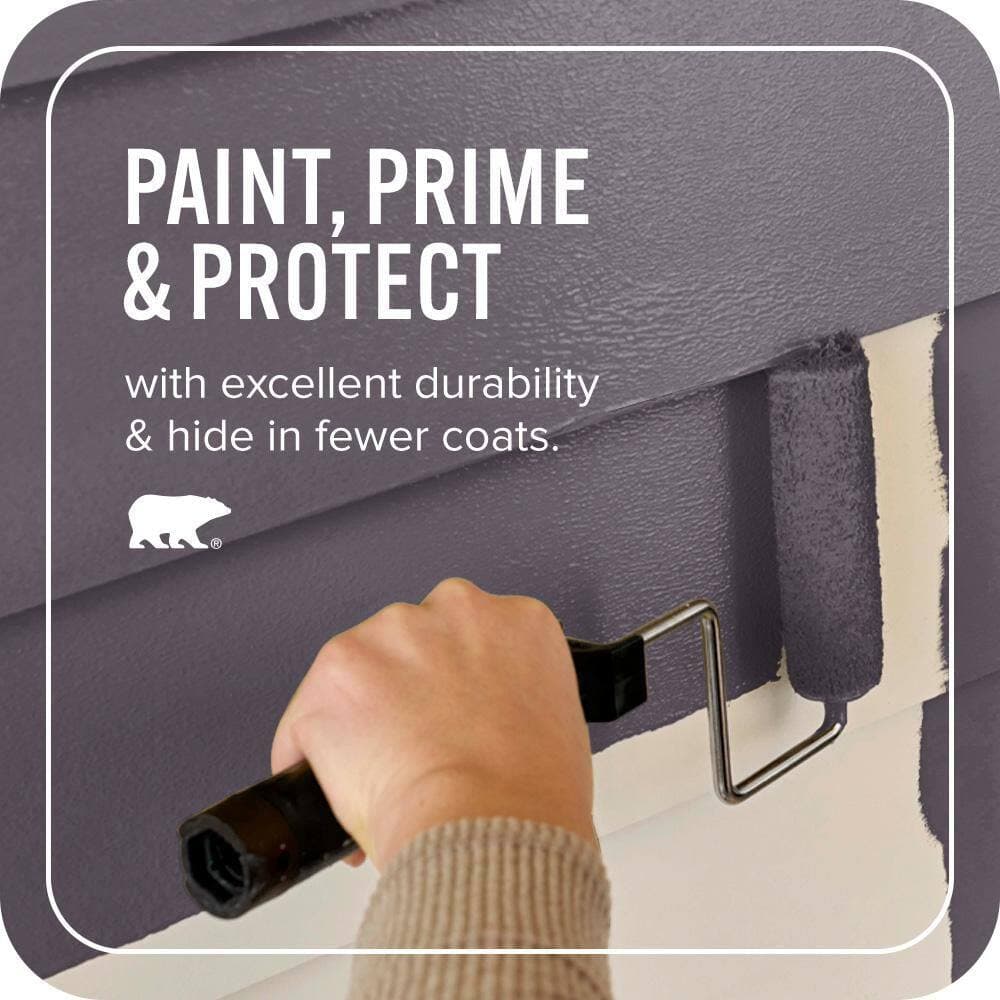 BEHR ULTRA 1 qt. #670F-7 Blackberry Wine Satin Enamel Exterior Paint & Primer (3)