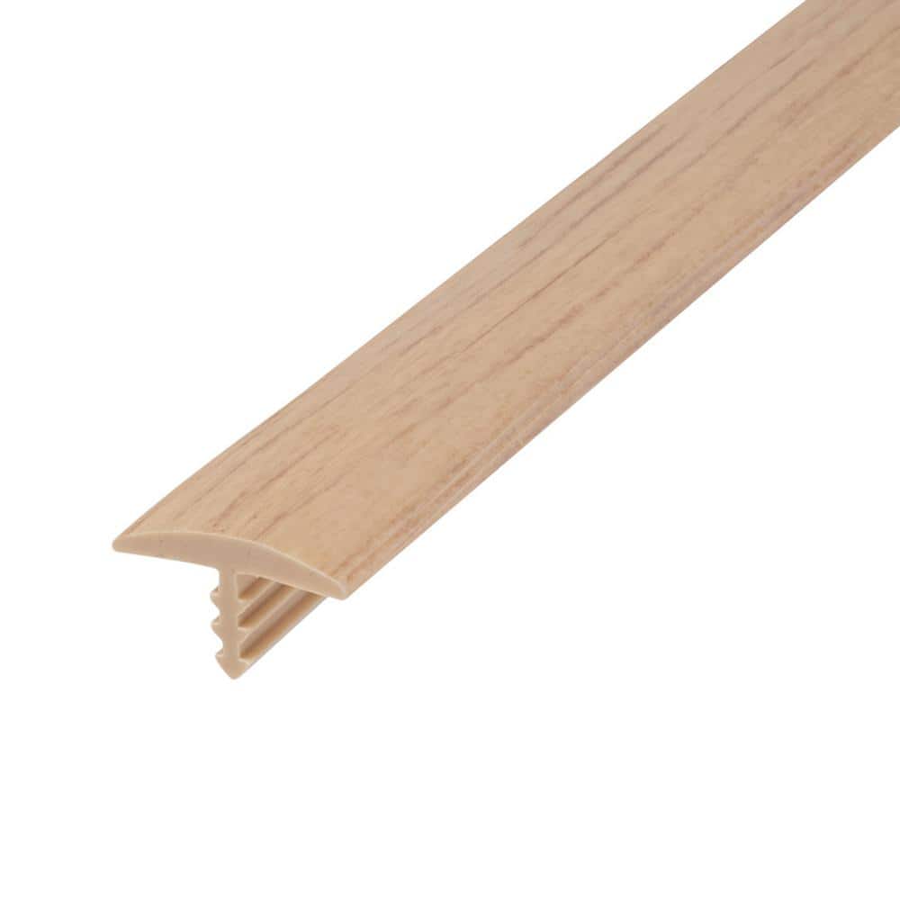Outwater 5/8 in. Maple Flexible Polyethylene Center Barb Hobbyist Pack Bumper Tee Moulding Edging 25 ft. long Coil (1)