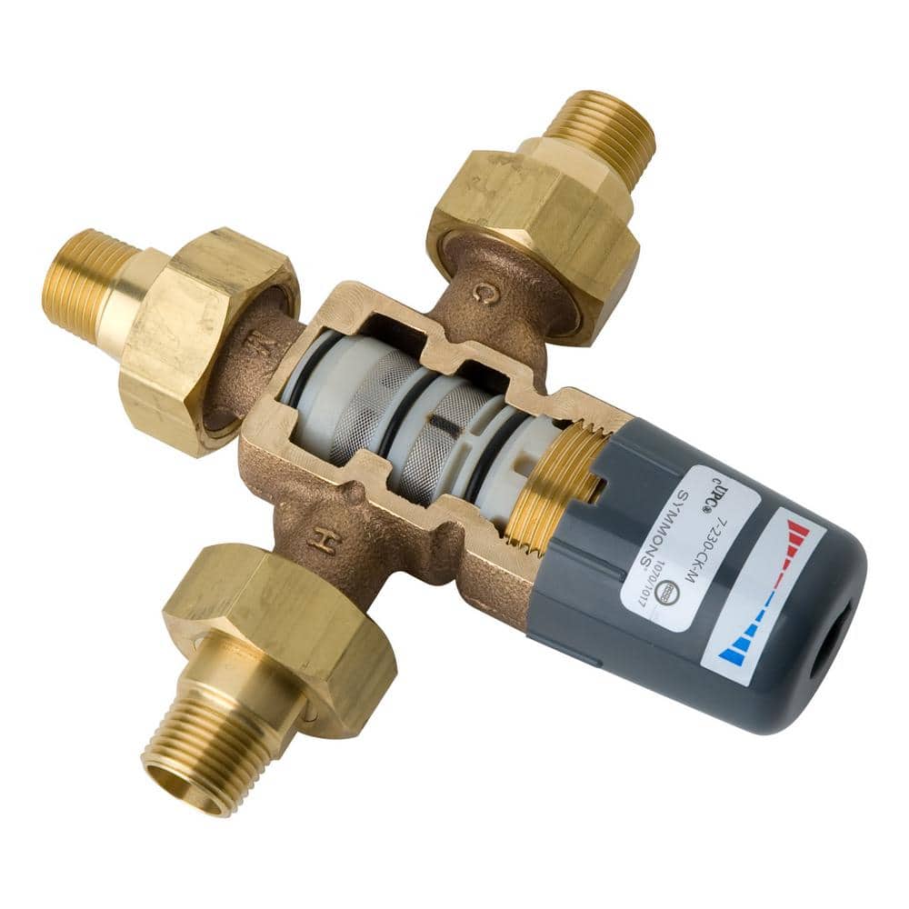 Symmons MaxLine Thermostatic Water Temperature Limiting Valve
