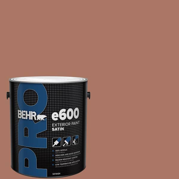 BEHR PRO 1 gal. #210F-6 Chutney Brown Satin Exterior Paint (2)