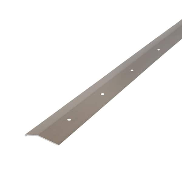 M-D Building Products 1-3/8 in. x 36 in. Titanium Brushed Carpet Trim Transition Strip