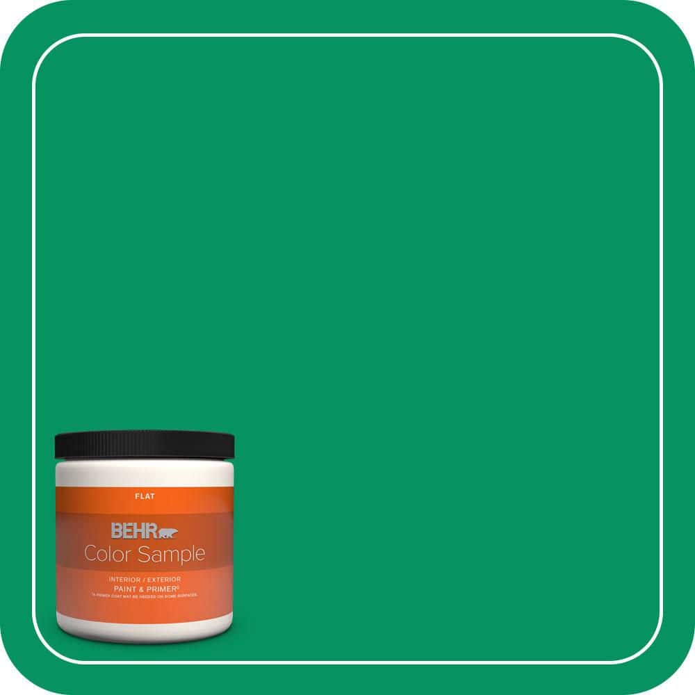 BEHR PREMIUM PLUS #470B-6 Emerald Lake Interior/ & Primer Color Sample (1)
