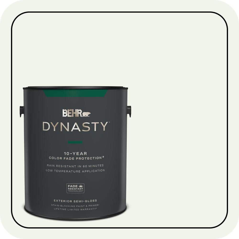 BEHR DYNASTY 1 gal. #W-B-510 Frosted Juniper Semi-Gloss Exterior Stain-Blocking Paint & Primer