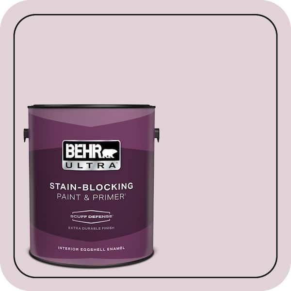 BEHR ULTRA 1 gal. #T15-7 Secret Blush Extra Durable Eggshell Enamel Interior Paint & Primer (2)