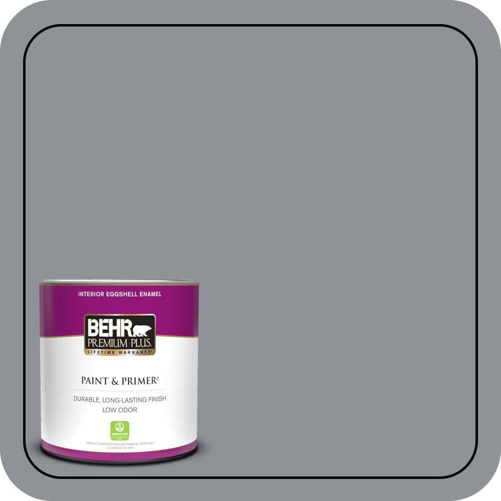 BEHR PREMIUM PLUS #PPU26-05 Flint Gray Enamel Low Odor & Primer