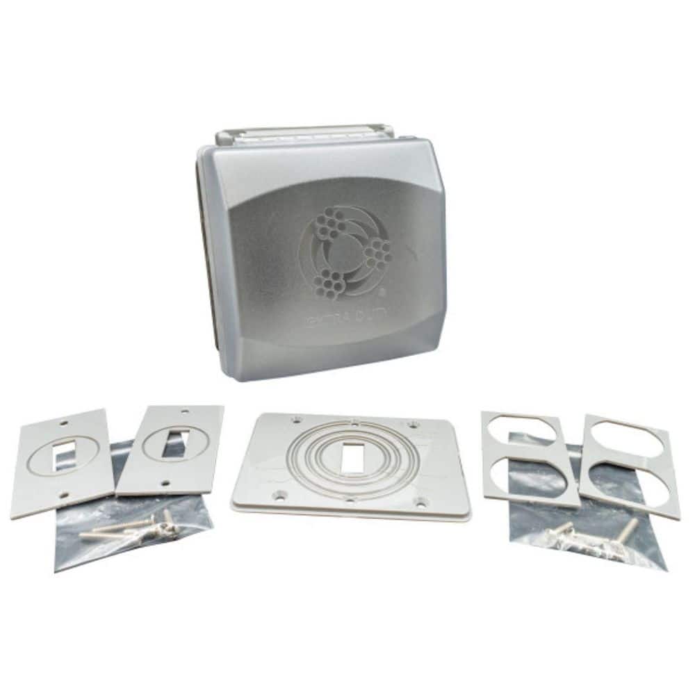 Southwire 2-Gang Extra Duty Clear While-In-Use Cover 40-in-1 (3)