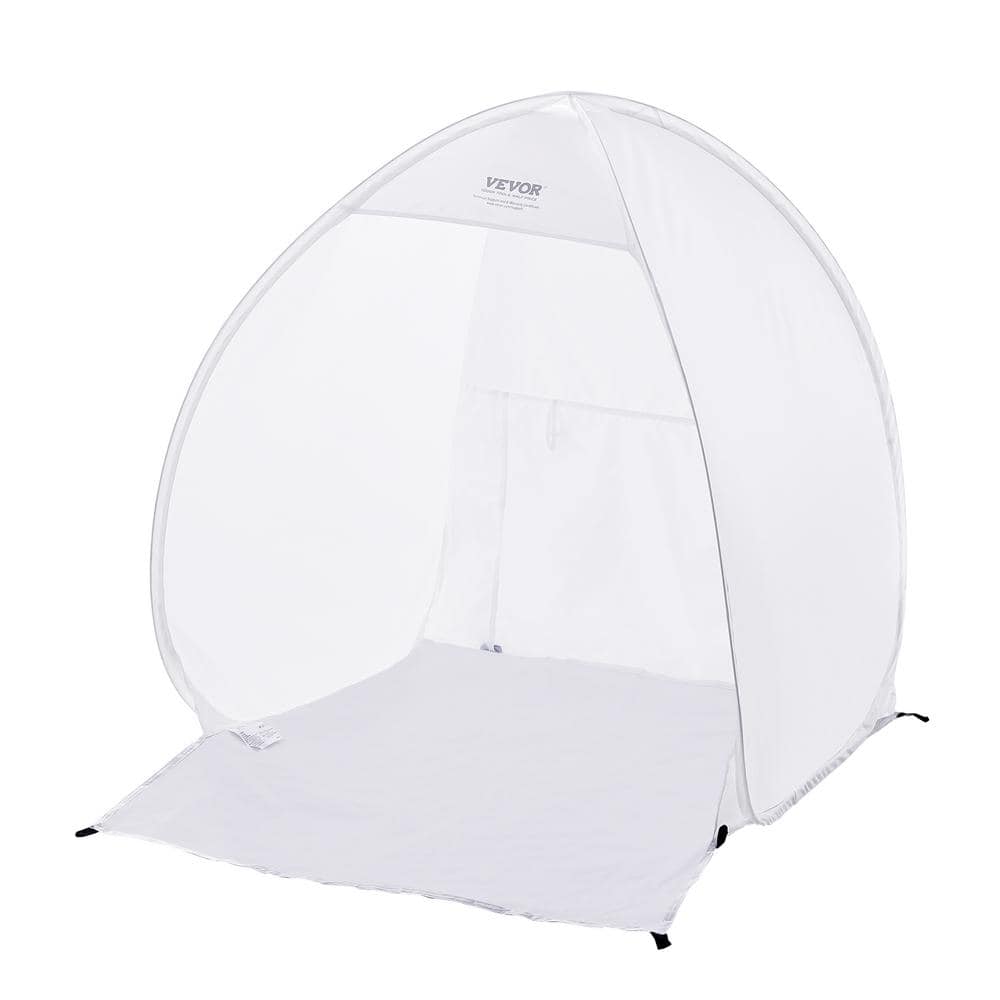 SKYSHALO Spray Paint Shelter,40 x 35 x 40 in. Pop-Up Portable Spray Paint Tent with Built-In Floor,Exhaust Window and Storage Bag (1)