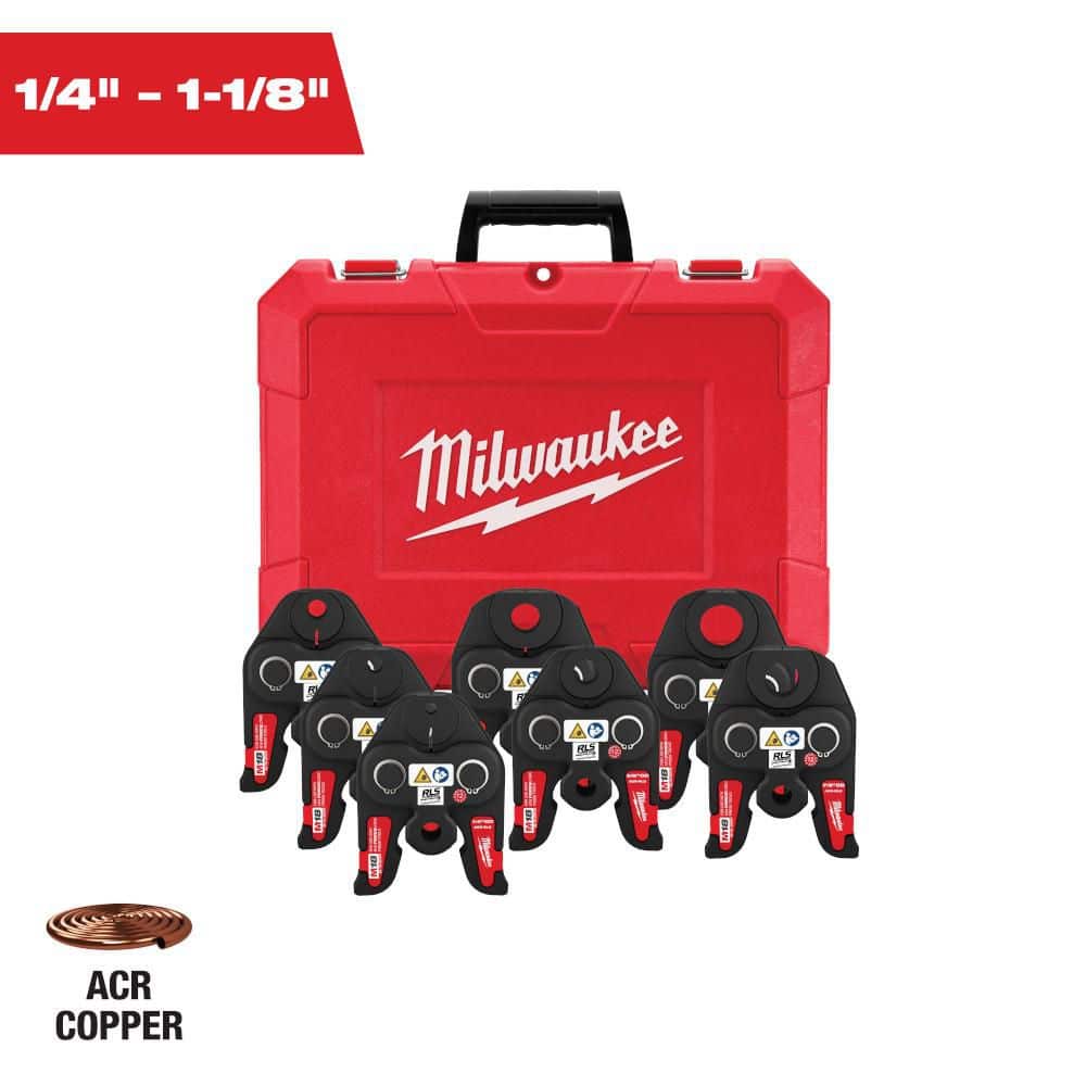 Milwaukee 1/4 in. - 1-1/8 in. RLS ACR Copper Press Jaw Kit for M18 FORCE LOGIC Press Tools