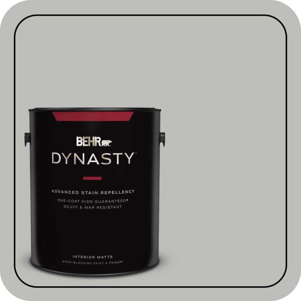 BEHR DYNASTY 1 gal. #T16-11 Celadon Matte Interior Stain-Blocking Paint & Primer