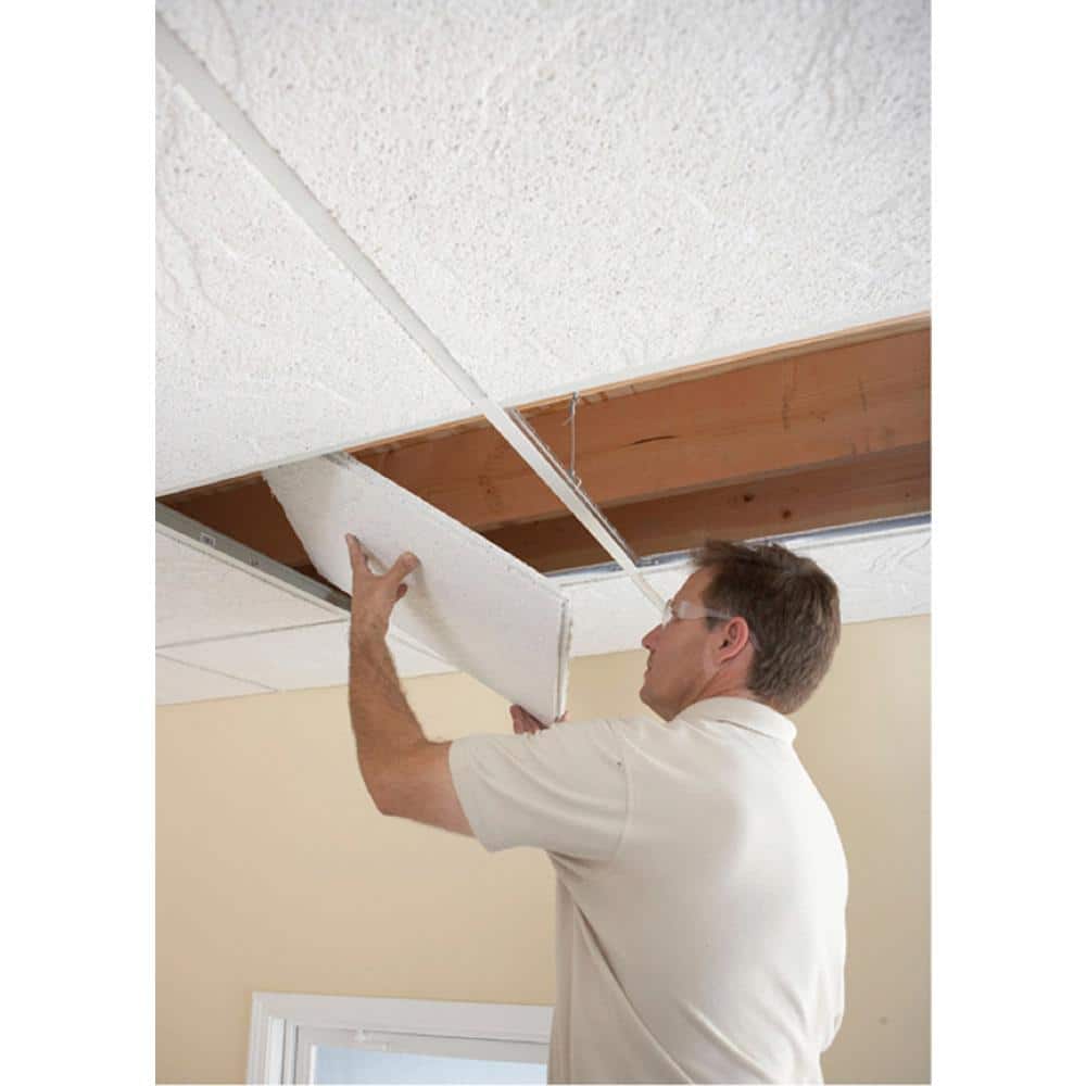 USG Ceilings 2 ft. x 2 ft. Radar Basic White Shadowline Tapered Edge Lay-In Ceiling Tile, pallet of 320 (1280 sq. ft. ) (3)