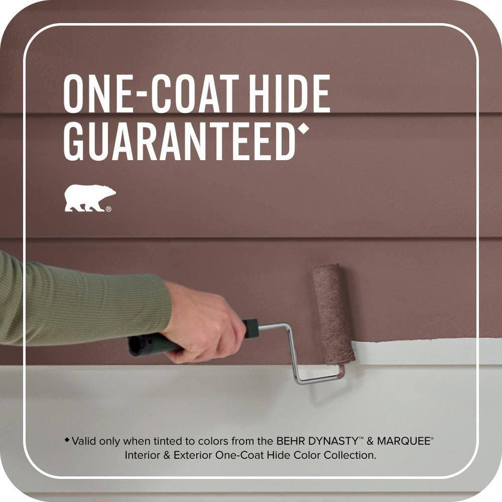 BEHR MARQUEE 5 gal. #PPU2-20 Oxblood Flat Exterior Paint & Primer (3)