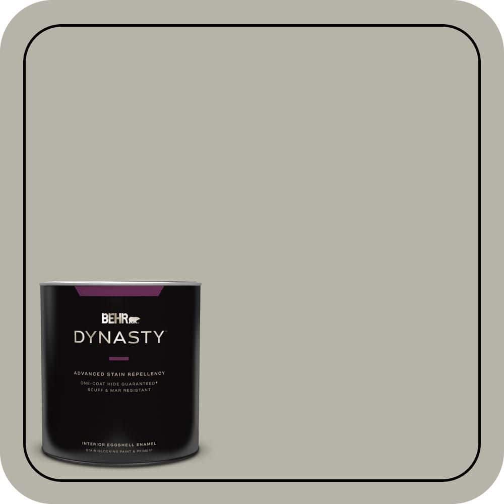 BEHR DYNASTY 1 qt. #PPU25-07 Arid Plains Eggshell Enamel Interior Stain-Blocking Paint and Primer