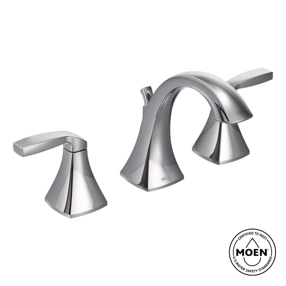 MOEN Voss 8 in. Widespread 2-Handle High-Arc Bathroom Faucet Trim Kit (Valve Not Included) (1)