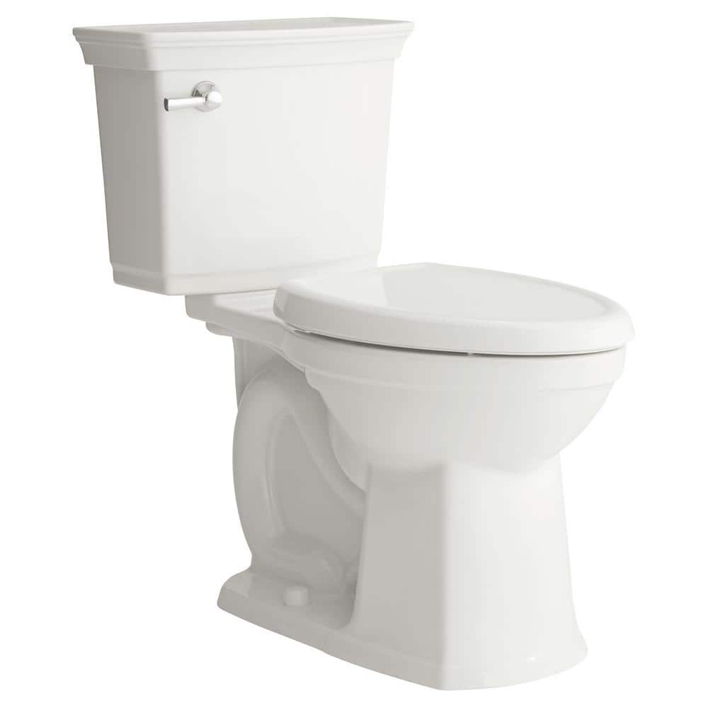 American Standard Optum VorMax Two-Piece 1.28 GPF Single Flush Elongated Chair Height Toilet with Slow-Close Seat in White (3)