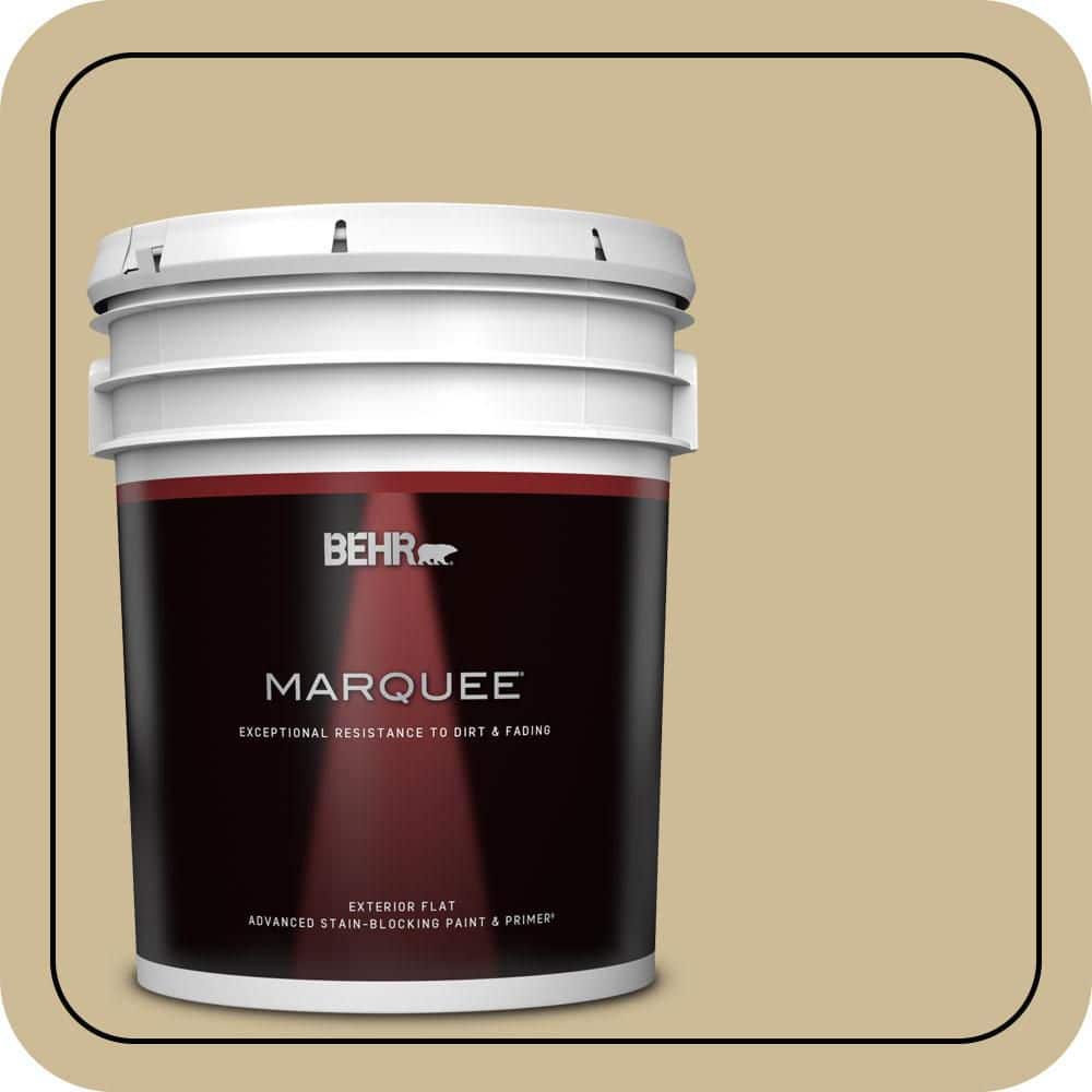 BEHR MARQUEE 5 gal. #MQ2-22 Hayloft Flat Exterior Paint & Primer (3)