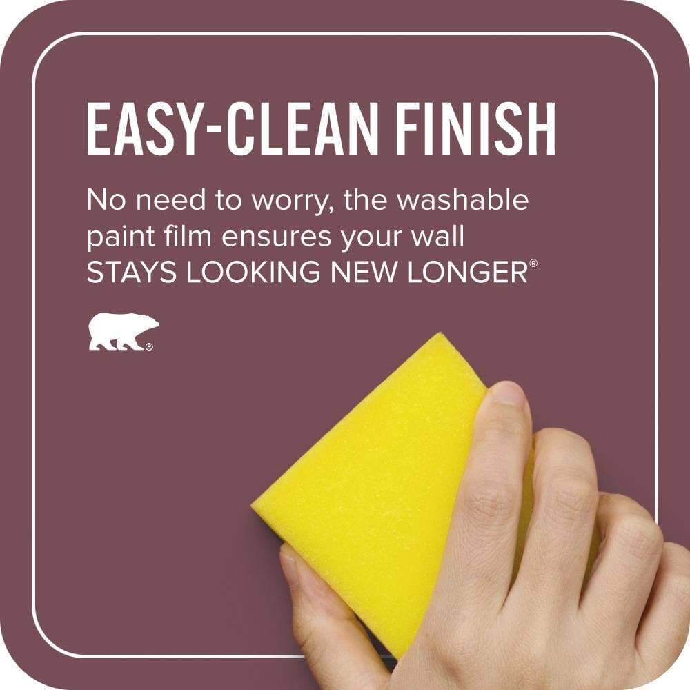 BEHR ULTRA 1 gal. #MQ1-01 Rule Breaker Extra Durable Flat Interior Paint & Primer (4)