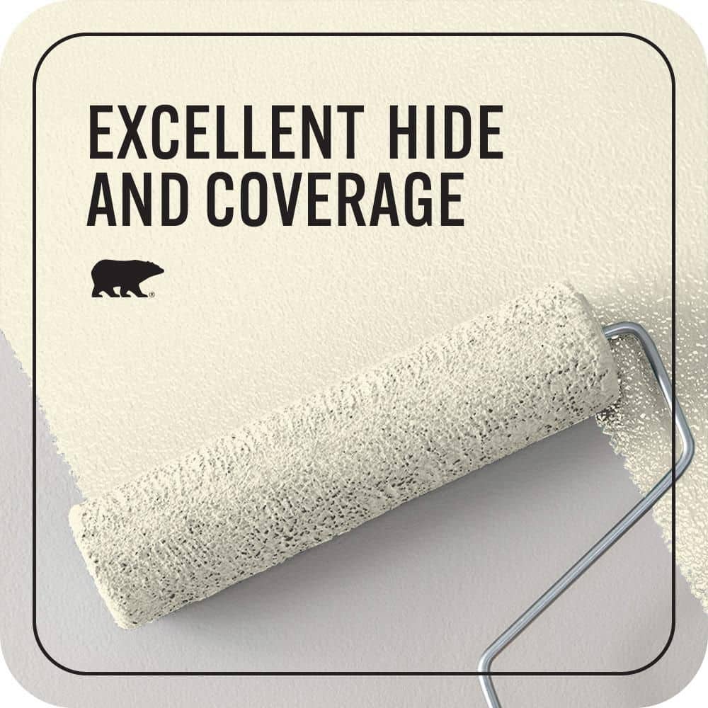 BEHR PREMIUM PLUS #P300-1 Lemon White Enamel & Primer Color Sample (4)