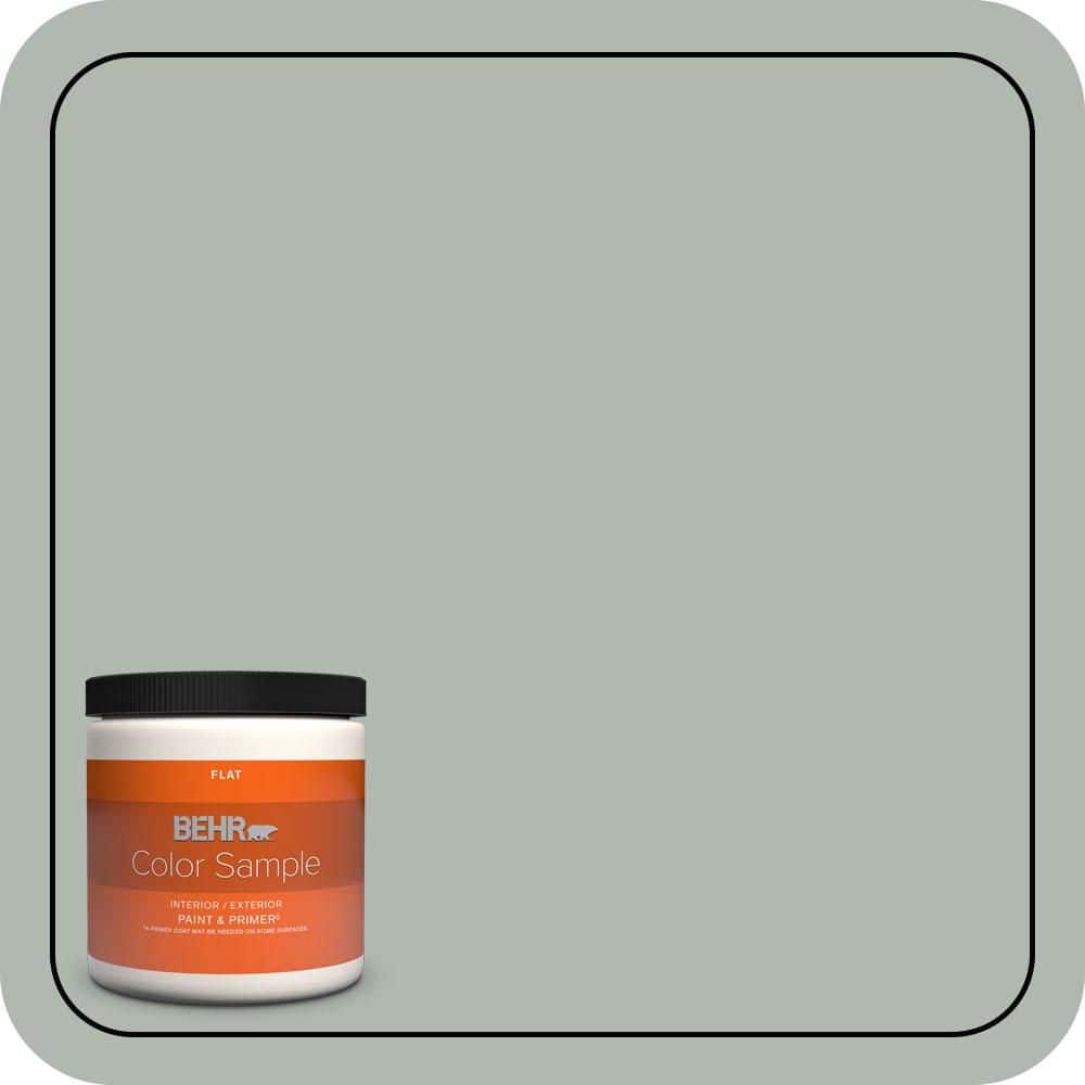 BEHR PREMIUM PLUS #PPU12-14 Verdigris Enamel Interior/Exterior Paint & Primer Color Sample (1)