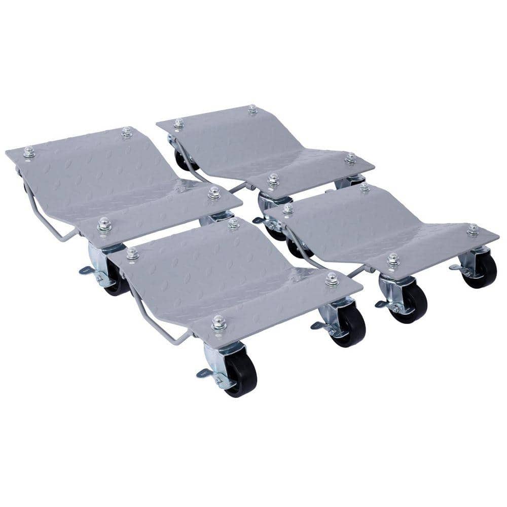 Huluwat 4 PCS 1500 lb. Capacity Heavy Duty Steel Hand Truck, Gray (1)