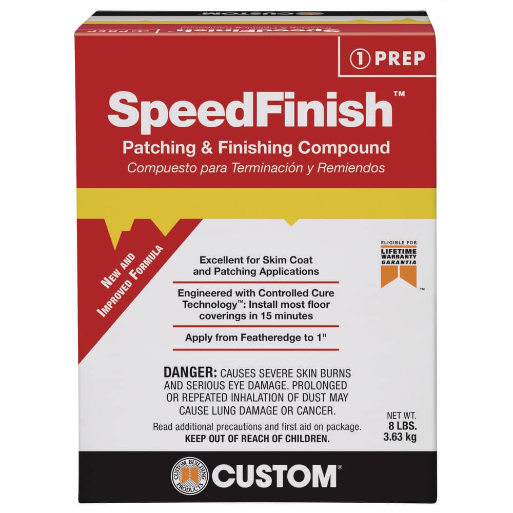 Custom Building Products SpeedFinish 8 lb. Patching and Finishing Compound Underlayment for Patching/Repair (2)