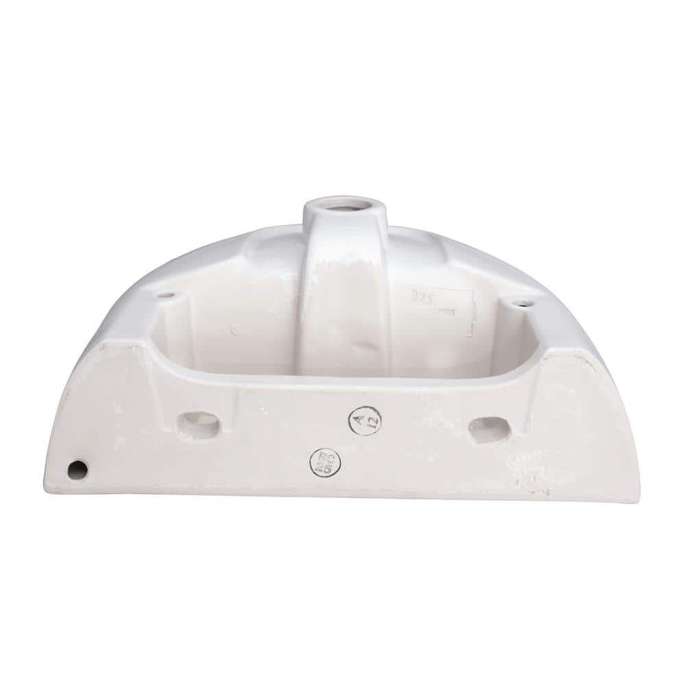 Barclay Products Compact 450 Wall-Hung Bathroom Sink in White (3)