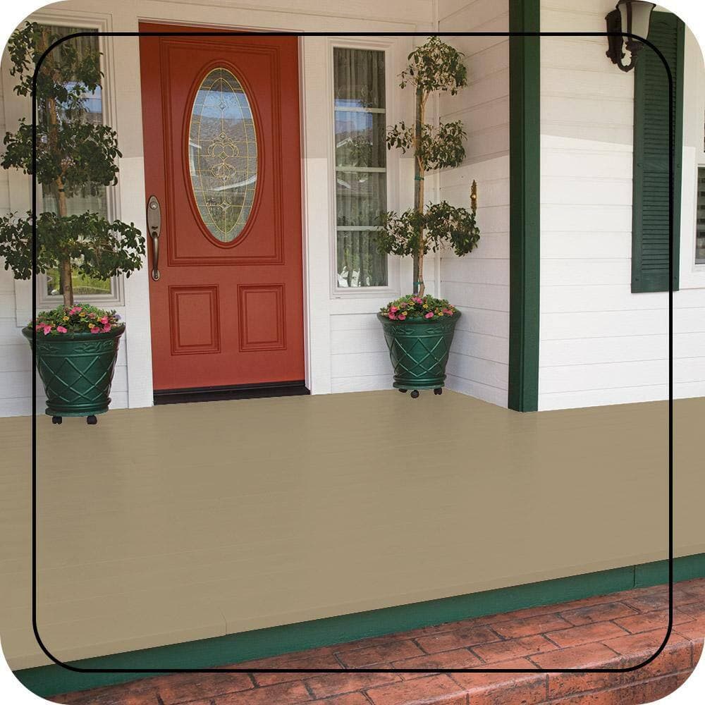 BEHR PREMIUM #S320-4 Low-Lustre Enamel Interior/Exterior Porch and Patio Floor Paint (2)
