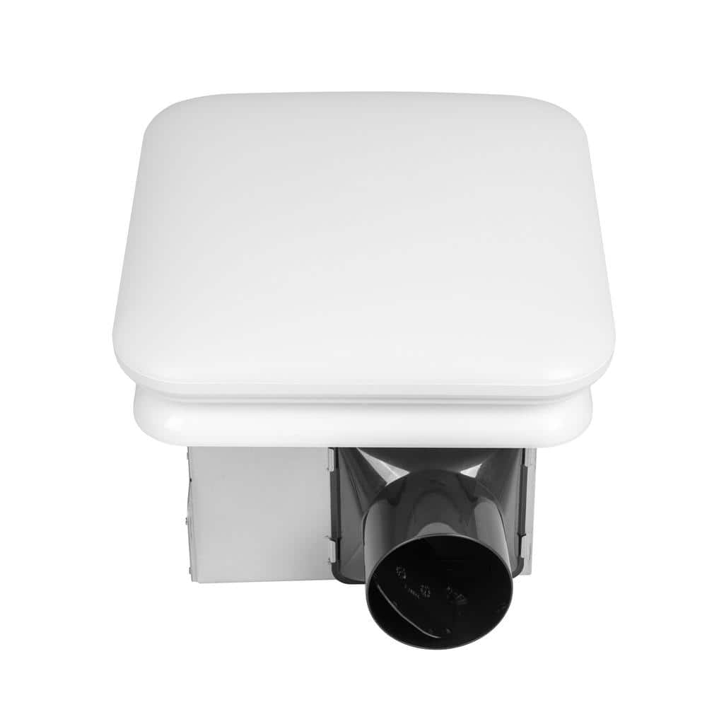 Commercial Electric 50 CFM Ceiling/Wall Mount Roomside Installation Bathroom Exhaust Fan with Adjustable CCT LED, Night Light, ENERGY STAR (4)