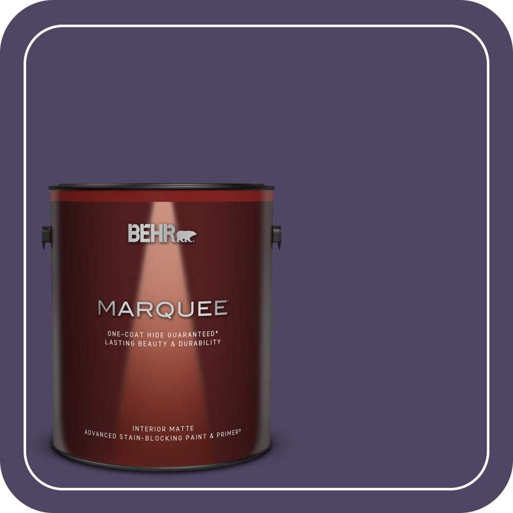 BEHR MARQUEE 1 gal. #S-H-650 Berry Charm Matte Interior Paint & Primer