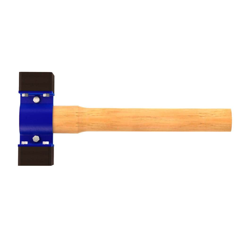 Bon Tool 7-3/4 in. x 2-3/4 in. Rubber Hammer with 18 in. Wood Handle