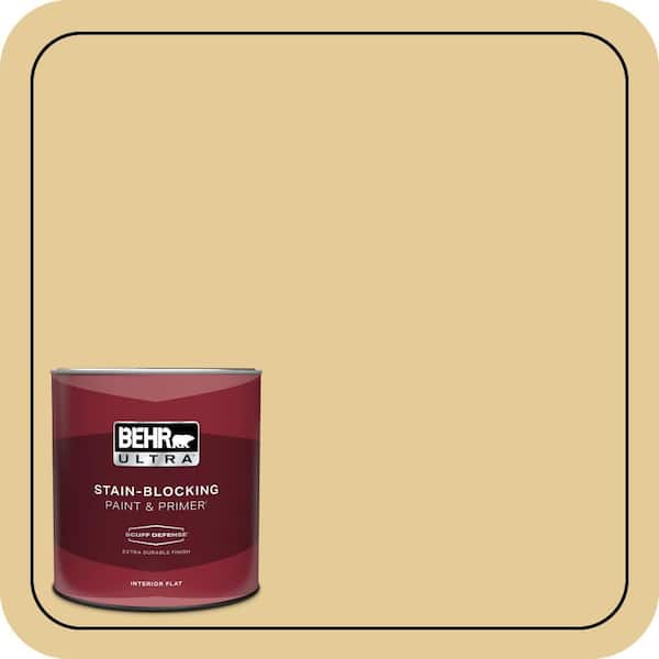 BEHR PREMIUM PLUS #M320-4 Abstract Flat Interior/Exterior Paint & Primer Color Sample (3)