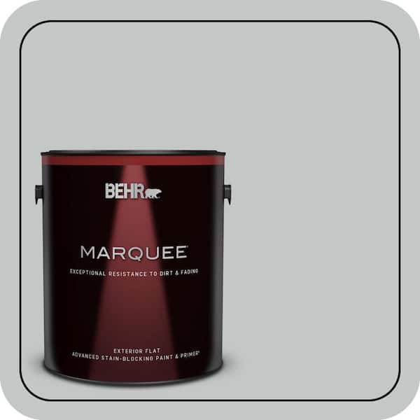 BEHR MARQUEE 1 gal. #N450-2 Zero Gravity Flat Exterior Paint & Primer (2)