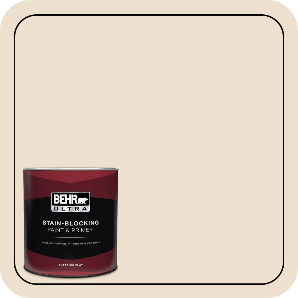 BEHR ULTRA 1 qt. #PPF-12 Sunny Gazebo Flat Exterior Paint & Primer