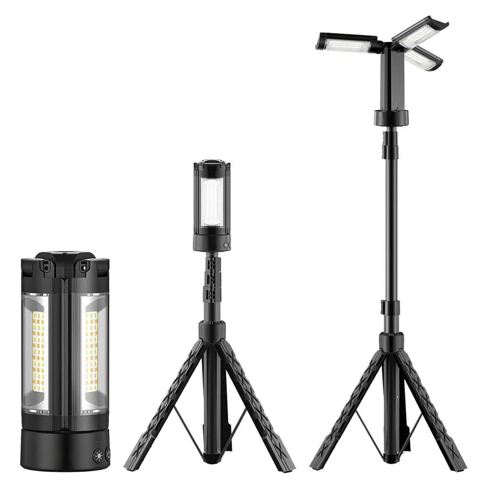 Unbranded 220V Volt 2200 Lumen LED Work Light Camping Light 6500/4500/3500K Dimmable Camping Essentials Gear w/ Detachable Tripod