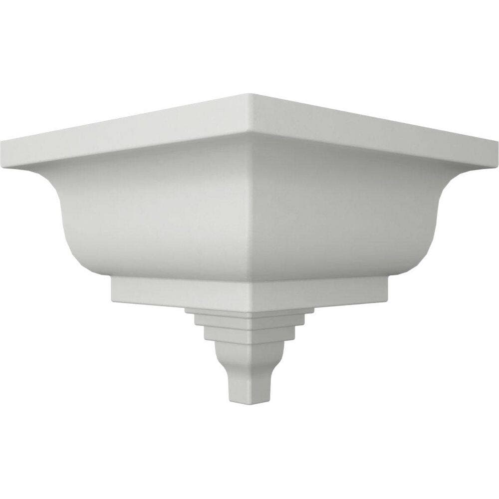 Ekena Millwork 4-1/2 in. x 4-1/2 in. x 3-7/8 in. Urethane Outside Corner Moulding, Matches Moulding (3)
