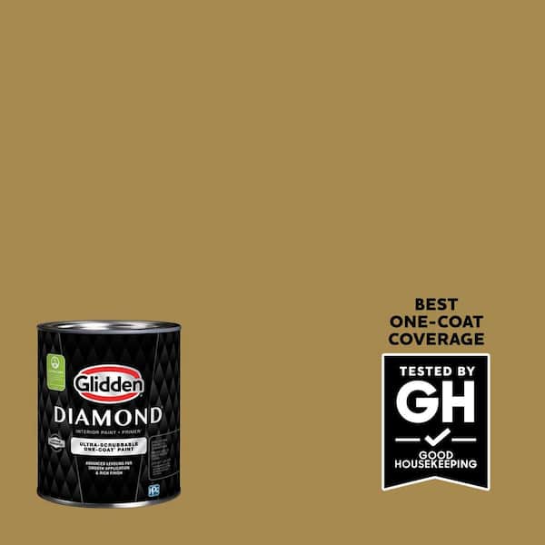 Glidden Diamond 1 qt. PPG1105-7 Graceful Gazelle Satin Interior Paint with Primer (2)