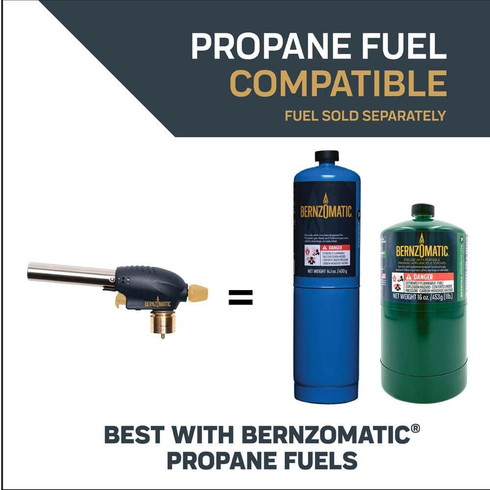 Bernzomatic QuickFire Propane Gas Torch (3)