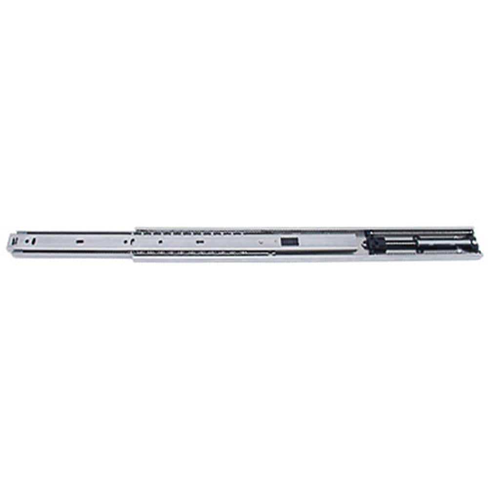 SUGATSUNE 20 in. Stainless Steel Full Extension Side Mount Ball Bearing Soft-Close Drawer Slide Set 1-Pair (2 Pieces) (2)