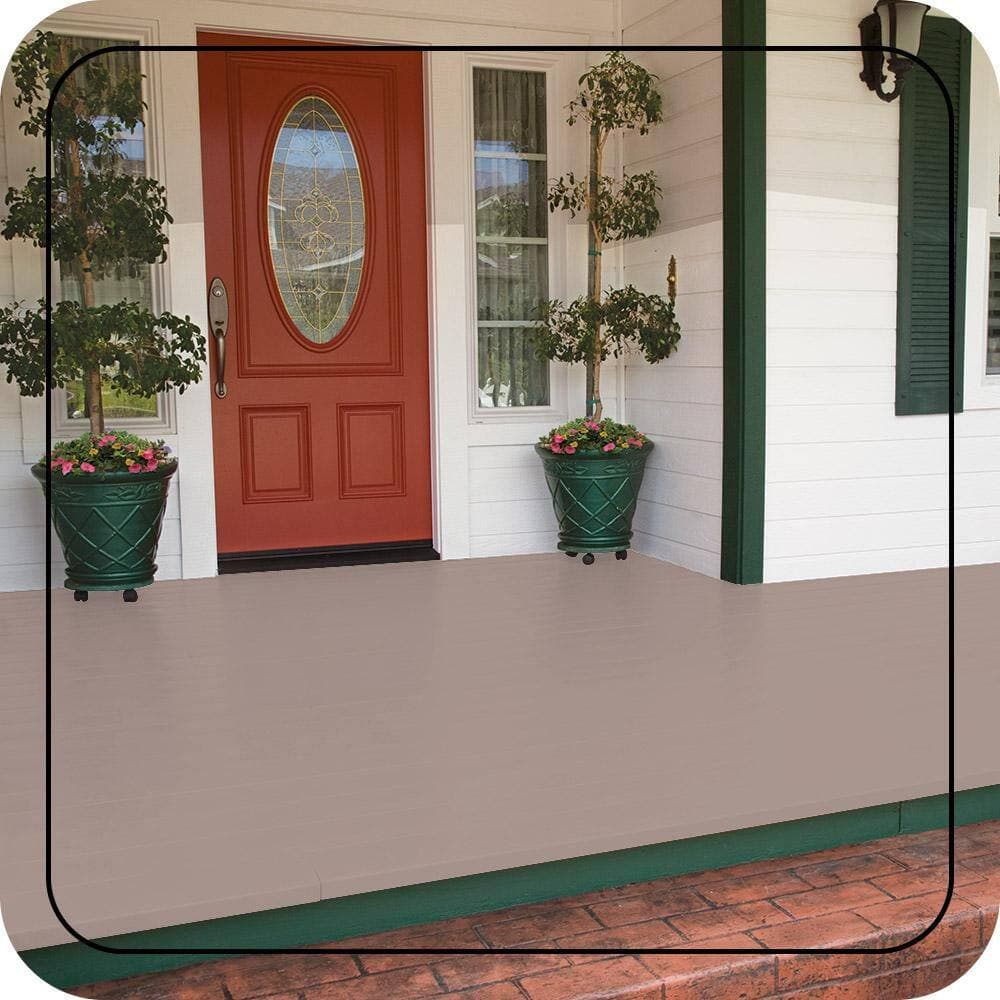 BEHR PREMIUM #N160-3 Low-Lustre Enamel Interior/Exterior Porch and Patio Floor Paint (2)