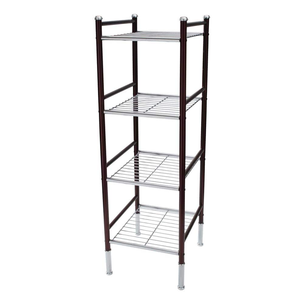 ORGANIZE IT ALL 4 Tier Duplex Line Freestanding Wire Rack