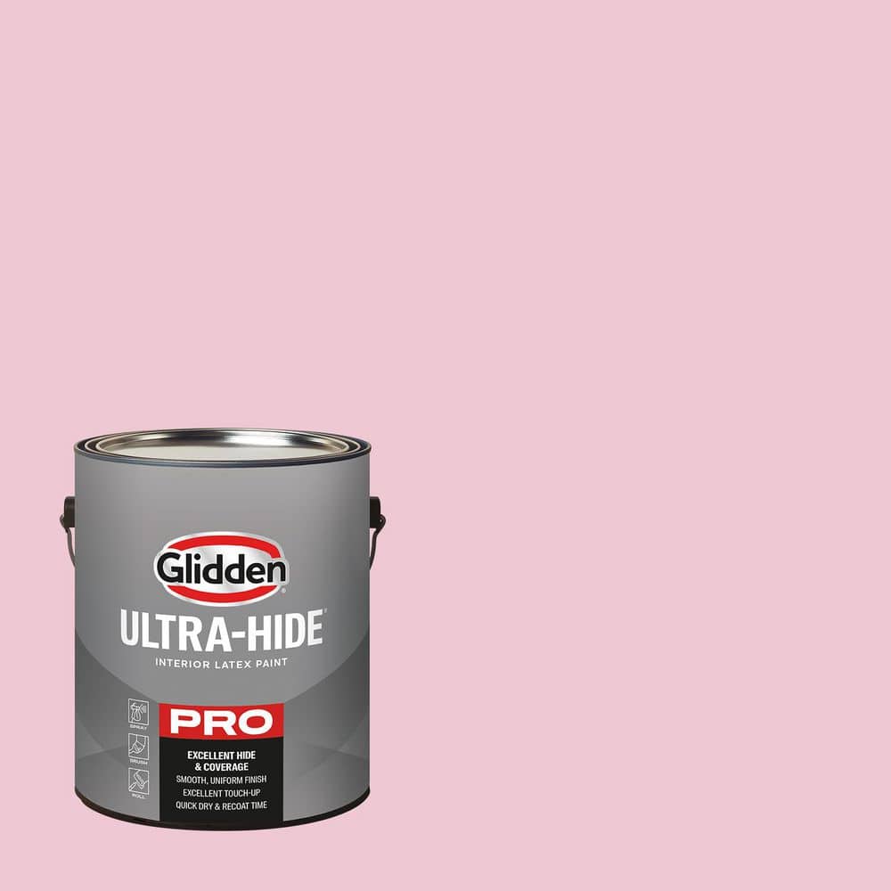 Glidden Ultra-Hide 1 gal. PPG1182-3 Pale Primrose Eggshell Interior Paint