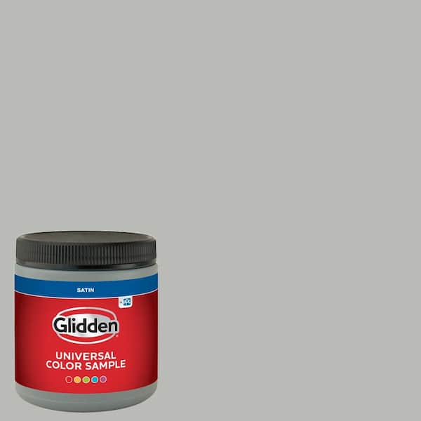 Glidden Premium 8 oz. PPG0997-3 Fresh Granite Satin Interior Paint Sample (2)