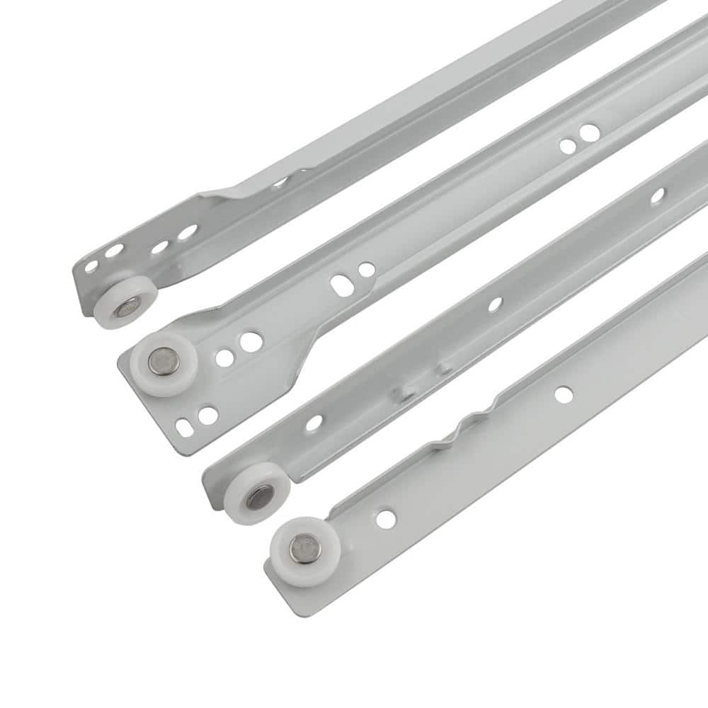 HICKORY HARDWARE 22 in. Side Mount Euro Drawer Slide (1-Pair) (3)