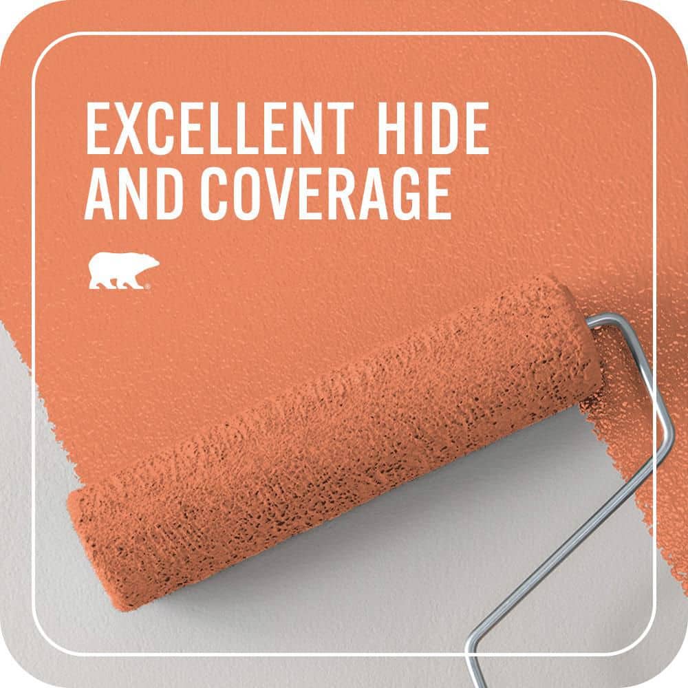 BEHR PREMIUM PLUS #P190-5 Orioles Flat Interior/Exterior Paint & Primer Color Sample (4)