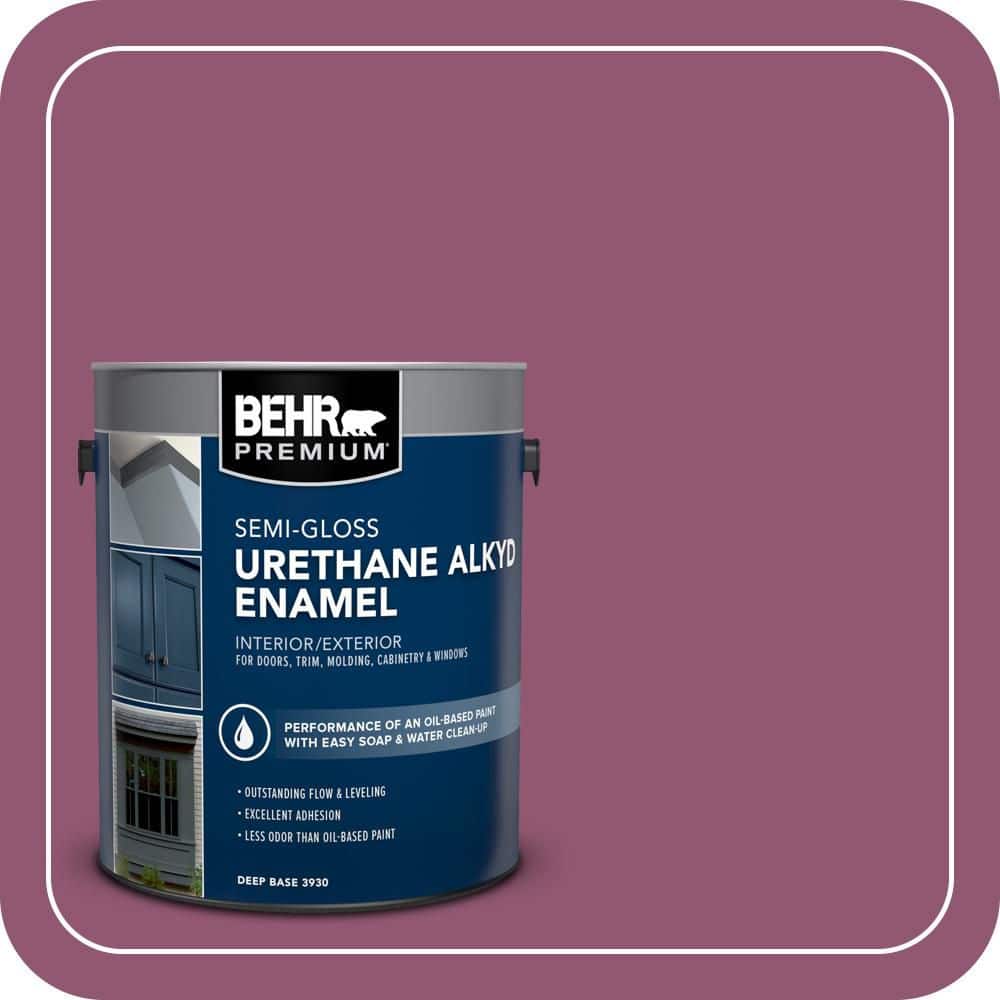 BEHR PREMIUM 1 gal. Home Decorators Collection #HDC-AC-28A Carnation Festival Urethane Alkyd Semi-Gloss Enamel Int./Ext. Paint