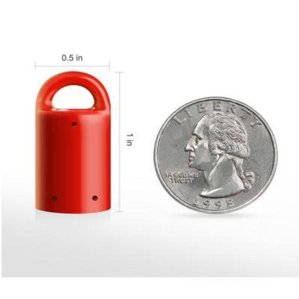MagnetPAL Heavy-Duty Indoor Outdoor Neodymium Anti-Rust Magnet, Magnetic Stud Finder, Key Organizer in Red (3-Pack) (2)
